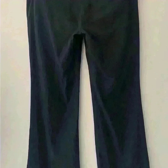 THEORY Black Cotton Wide-Leg Trouser Pants - Picture 4 of 6